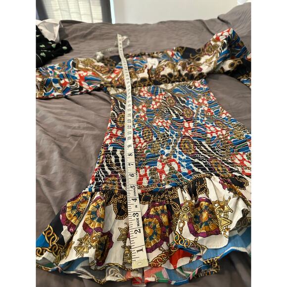 NWT RHODE Resort Anya Mini Dress Chain Print M - Picture 11 of 15